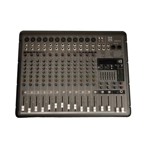 Image of Xtreme Acoustics XAFG12 Professional 12 Channel Audio Mixer Interface Console with USB and Bluetooth 