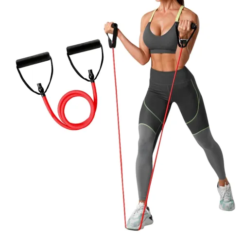 Image of XTRIM Resistance Bands with Non-Slip Grip Handles 