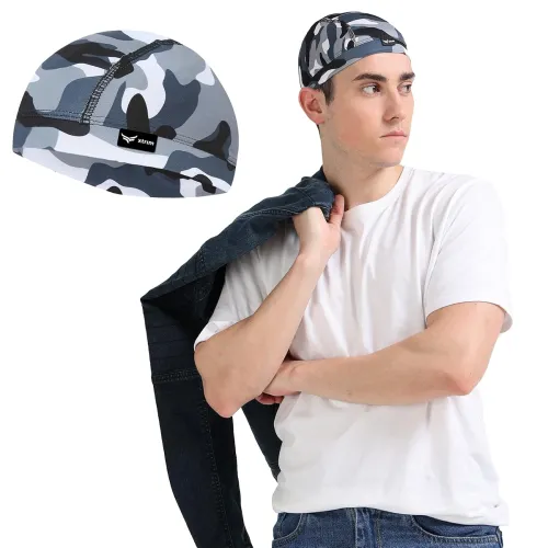 Image of XTRIM Unisex Helmet Skull Cap for Men & Women Bikers & Cyclists