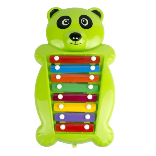 Image of Xylophone Pull Along Frog Shape Musical Toy