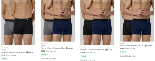 Image of XYXX Men Trunk Up to 53% Discount