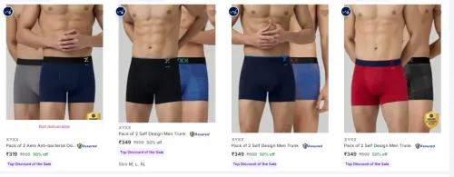 Image of XYXX Men's Briefs and Trunks at minimum 50% Discount