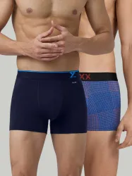 XYXX Pack of 2 Self Design Men Trunk