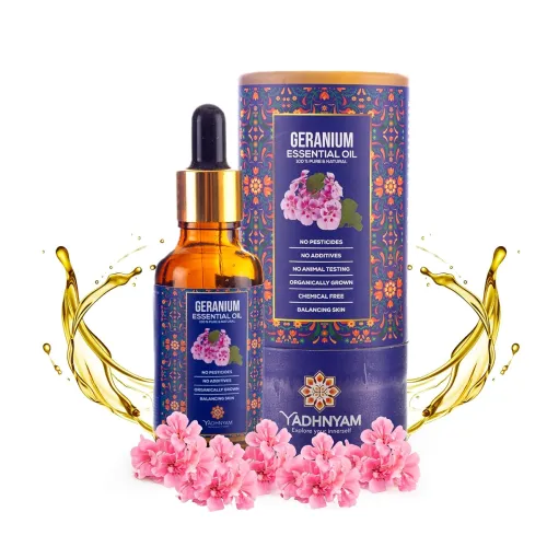 Image of YADHNYAM Geranium Essential Oil 20ml