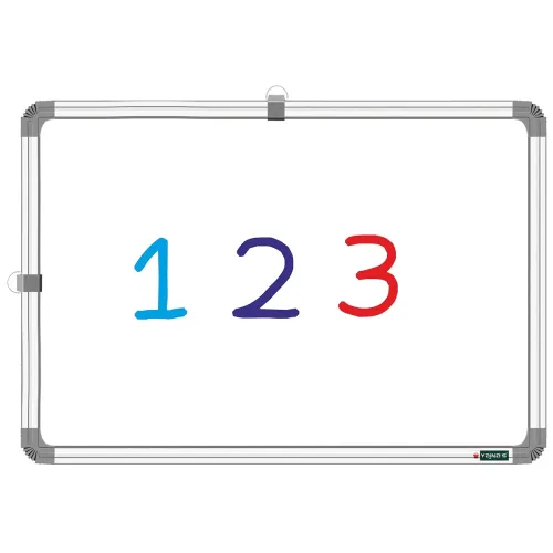 Image of YAJNAS 41x30 CM (WxH) Non Magnetic Drywipe Whiteboard Lapboard Small Slate