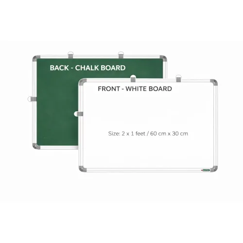 Image of YAJNAS Double Sided White & Chalk Board