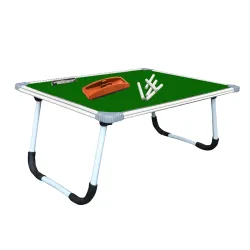 YAJNAS Green Chalkboard & Laptop Table | Portable Lap Desk with Laptop Support for Bed, Home, & Office | Foldable Study Desk with Writable Chalkboard for Presentation - (15 x 26, Green)