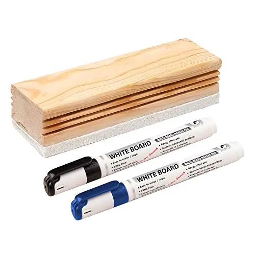 Image of YAJNAS Premium Wooden Whiteboard Duster Eraser
