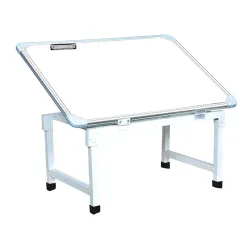 YAJNAS Writable Whiteboard & Laptop Table