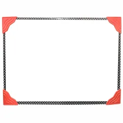 YAJNAS 8x11in Double-Sided White & Chalk Board – Non-Magnetic