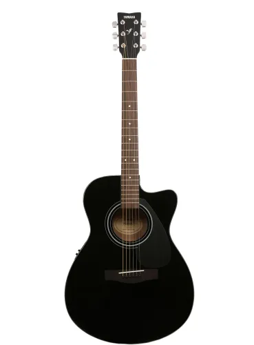 Image of YAMAHA FSX80CBL//IN Semi-acoustic Guitar Spruce, Rosewood Rosewood Right Hand Orientation (Black)