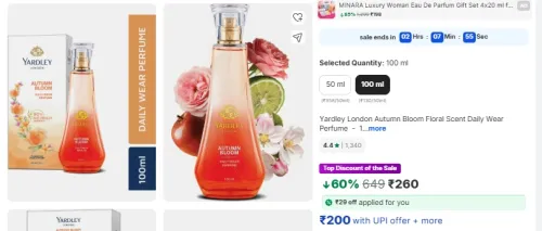 Image of Yardley Autumn Bloom Floral Perfume