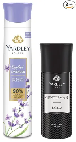 Image of Yardley Gentleman & Lavender Deo Set – 2 Pack, 150ml
