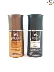 Yardley Gentleman Roll-On Deodorant for Men | 50ml | Pack of 2