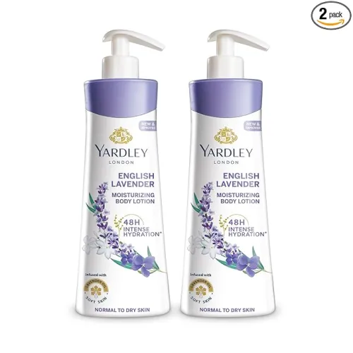 Image of Yardley Lavender Moisturizing Lotion – 400ml × 2