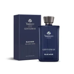 Yardley London Blue Noir Eau De Parfum Long Lasting International Perfume for Man | Citrus Marine Oakwood Fragrance | Upto 15% dosage | 100ml EDP| Ideal Gift for Man