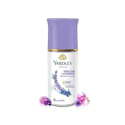 Yardley London English Lavender Underarm Deodorant Roll On | With Licorirce Extract & Floral Extracts | Smooth & Eventon