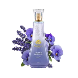 Yardley London English Lavender Perfume for Women, 100ml – 90% Naturally Derived, Daily Wear Spray | Lavender & Musk Fragrance