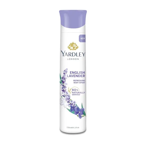 Image of Yardley London English Lavender Refreshing Deodorant Body Spray For Women, 150ml