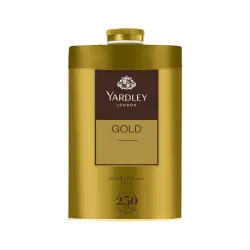 Yardley London Gold Deodorizing Talc Fresh Woody Scent for Men 250g