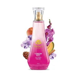 Yardley London London Mist Perfume| Floral & Ozonic Scent| 90% Naturally Derived| Orchid & Perfume for Women| 50ml