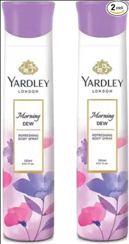 Image of Yardley London morning dew deo PACK OF 2 Deodorant Spray 