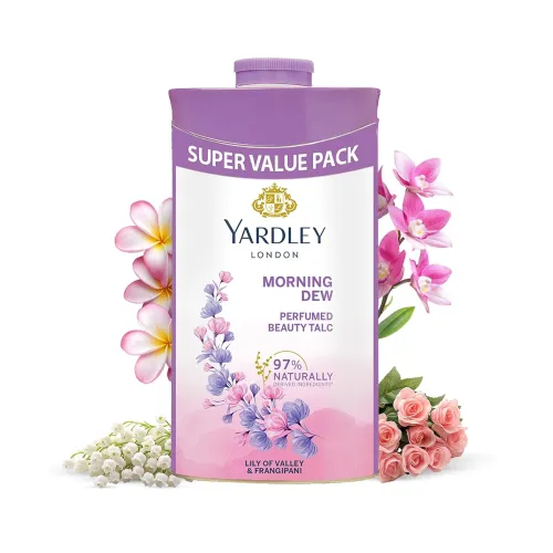 Image of Yardley London Morning Dew Perfumed beauty Talc for Women, 400g