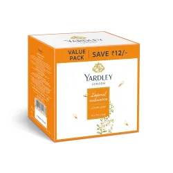 Yardley London Sandalwood Luxury Soap, 100 G, Po3