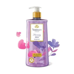 Yardley London| Shower Gel| Morning Dew| With Natural Oils Of Lily Of The Valley & Frangipani| No Parabens| No Silicones