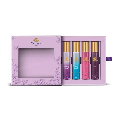 Image of Yardley London Women Luxury Floral Liquid Perfume Gift Set, 15 ML