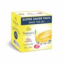 Yardley Peony & Ylang Ylang Gel Bar 125g * Pack of 3