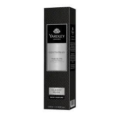 Yardley London Gentleman Classy Musk Body Perfume | The Elite Collection No Gas Deodorant Spray For Men | Mens Body Per