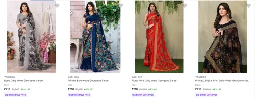 Image of Yashika Women's Sarees upto 88% Discount