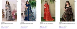 Yashika Womens Sarees upto 88% Discount