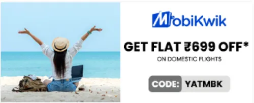 Image of Yatra Coupon : Flat ₹699 on Domestic Flight Booking 