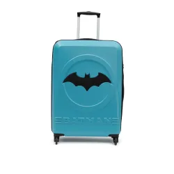 YAYAVAR Batman Trolley Suitcase - 85L, Cabin Luggage with 8 Spinner Wheel, Hard Shell Polycarbonate Suitcase, Number Loc