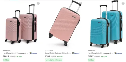 Image of Yayavar Suitcases Starting from ₹700