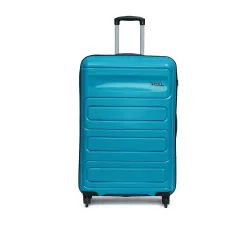 Yayavar Tokyo Textured ABS Hard-Sided Suitcase Bag | Dual Color Trolley with 4 Spinner Wheels, Number Lock, Water Resist