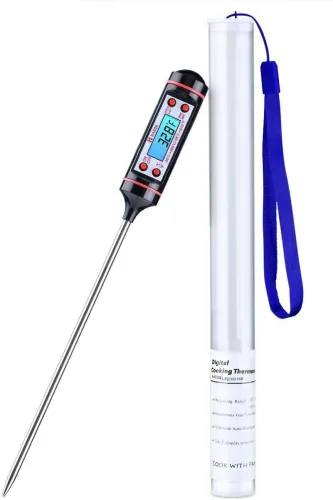 Image of Yazdaani Portable Stainless Steel Probe Cooking Thermometer