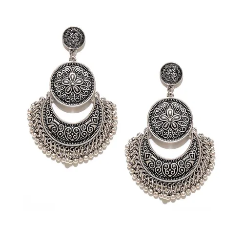 Image of Yellow Chimes Earrings for Women & Girls 