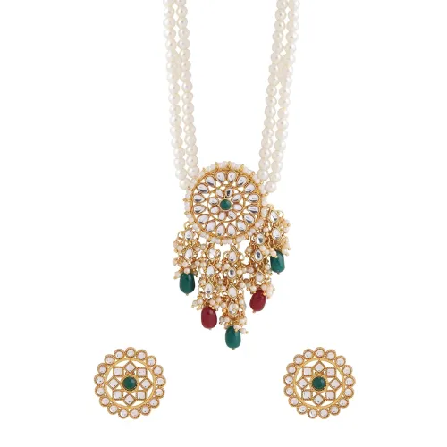 Image of Yellow Chimes Jewellery Set for Women