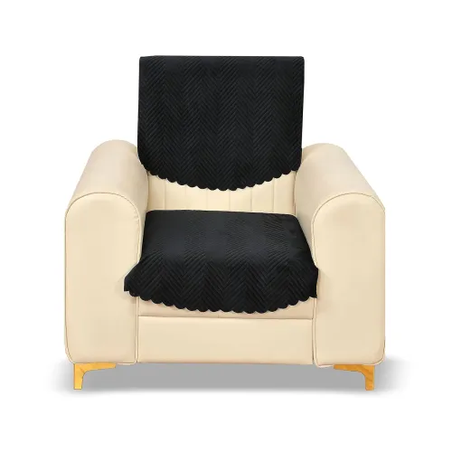 Image of Yellow Weaves 1 Seater Quilted Sofa Chair Cover