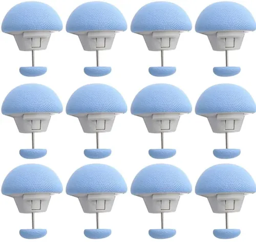 Image of YELONA 12-Pcs Blue Duvet Cover Pin & Clips