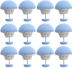 YELONA 12-Pcs Blue Duvet Cover Pin & Clips