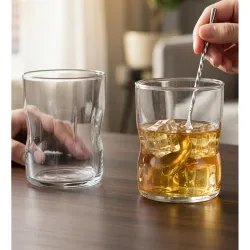 Yera Prima Austin Zest Designer Tumbler Set of 4, 210 ml Each | Tumblers for Water, Cold Drinks, Juice | Dishwasher Safe | for Daily use & Gifting