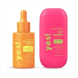 Yes! Skincare In The Shade Sunscreen(50g) + T Vitamin C Serum(30g) with Glutathione