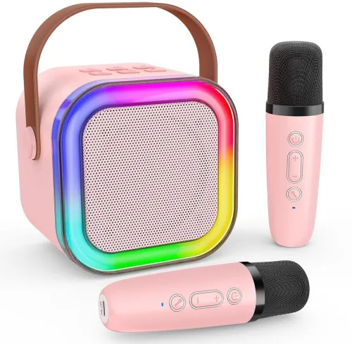 Image of YGM Acoustic Foams - Portable Kids Karaoke Speaker with 2 Mic