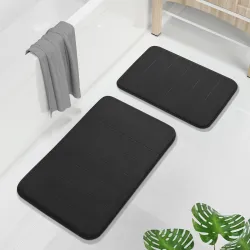 Yimobra Memory Foam Bathroom Mat Set Of 2