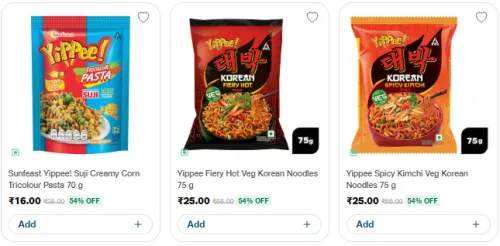 Image of Yippee @ Flat 54% Discount