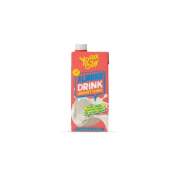 Yogabar Unsweetened Almond Drink 1 ltr | Lactose Free | No Added Sugar |Gluten Free | No Preservatives | Barista Approve